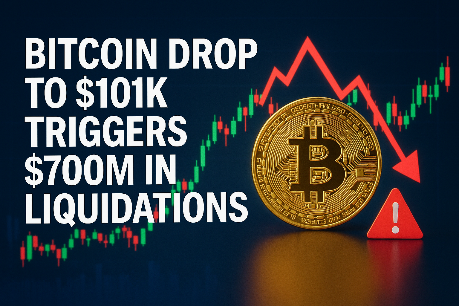 Bitcoin Drop to $101k Triggers $700M in Liquidations