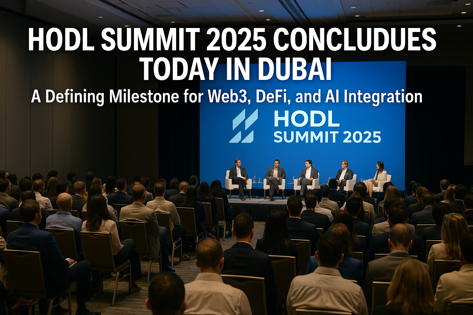 HODL Summit 2025 Concludes Today in Dubai: A Defining Milestone for Web3, DeFi, and AI Integration