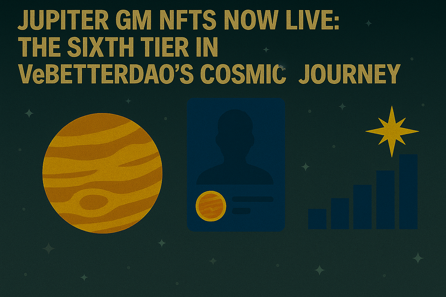 Jupiter GM NFTs Now Live: The Sixth Tier in VeBetterDAO’s Cosmic Journey