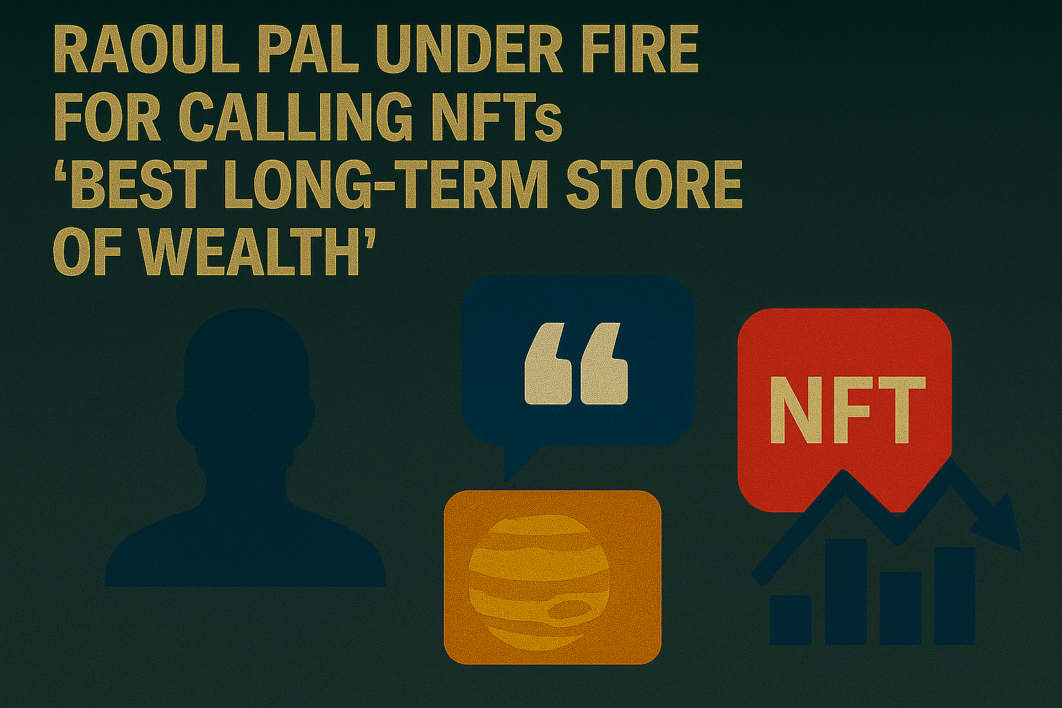 Raoul Pal under fire for calling NFTs the ‘best long-term store of wealth’