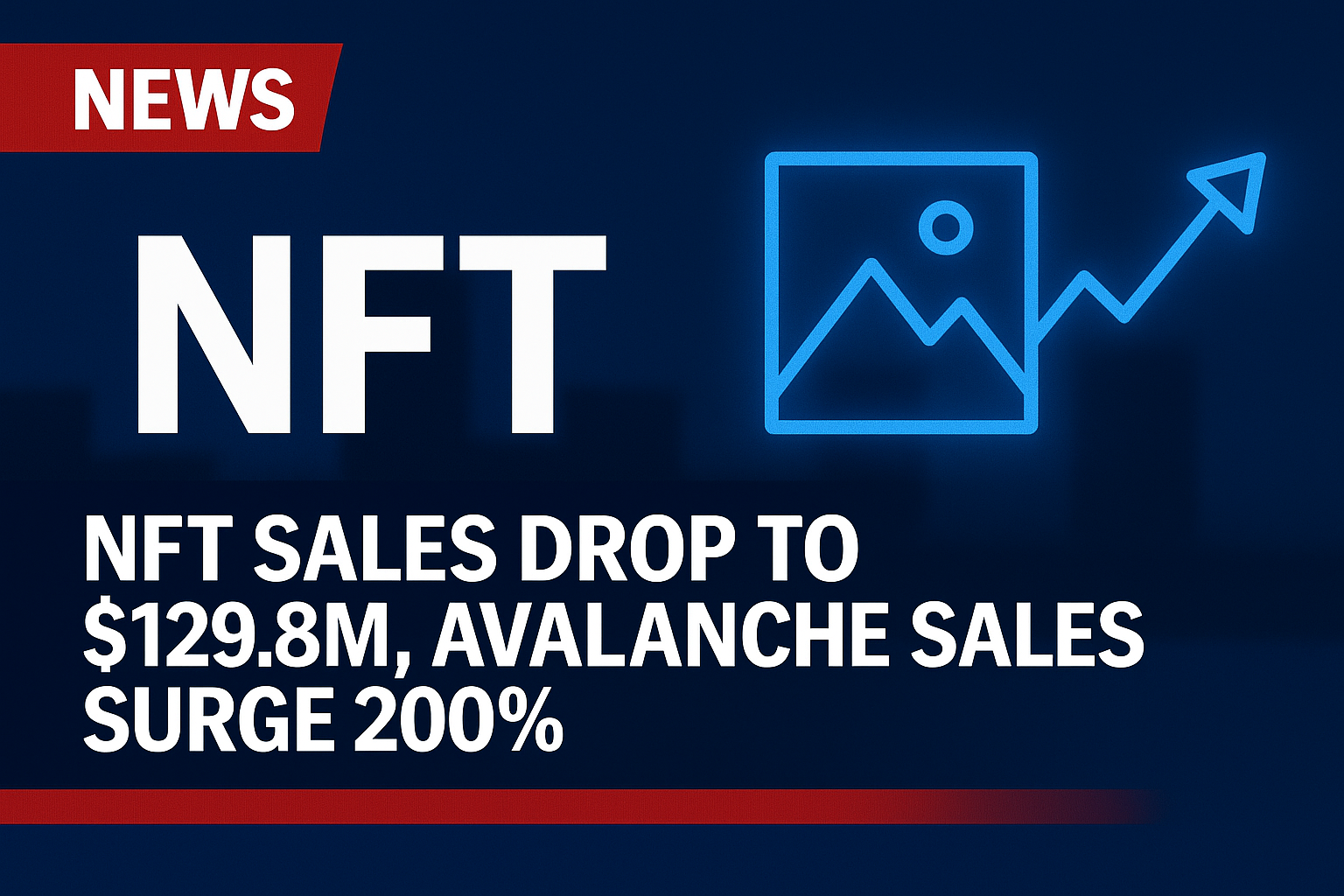 NFT sales drop to $129.8m, Avalanche sales surge 200%