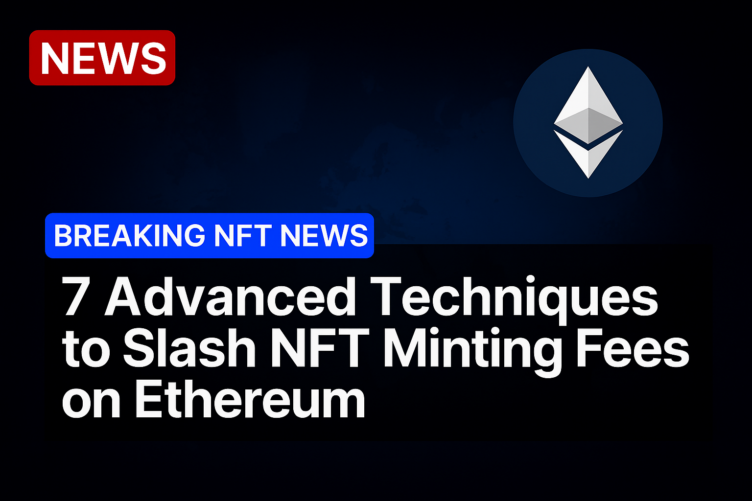7 Advanced Techniques to Slash NFT Minting Fees on Ethereum