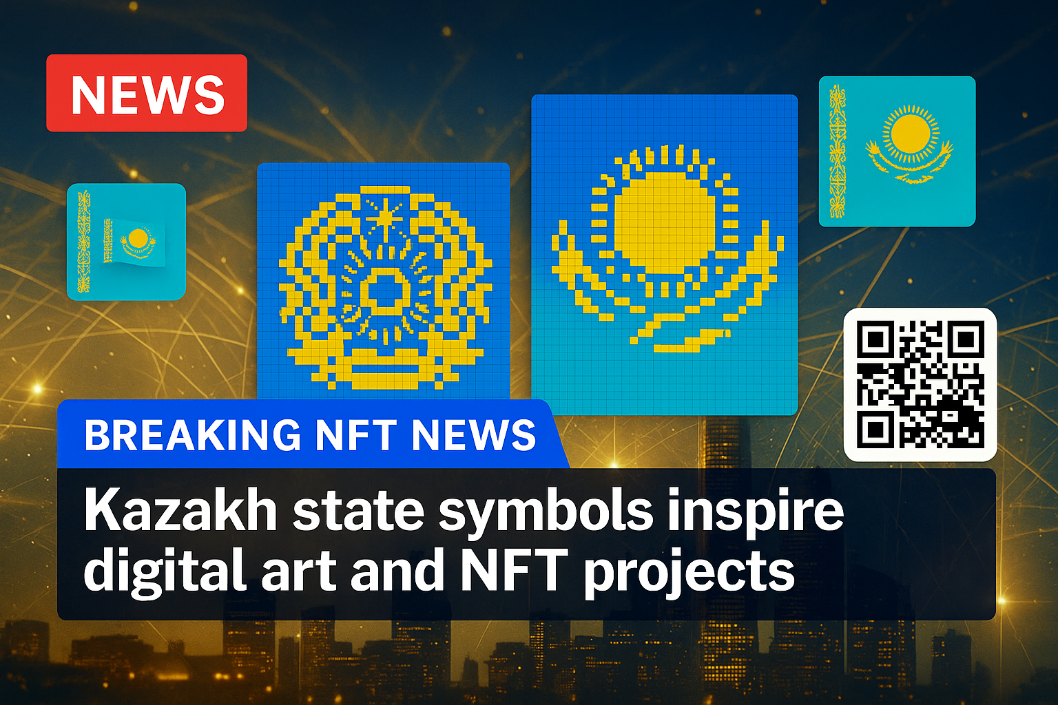 Kazakh state symbols inspire digital art and NFT projects