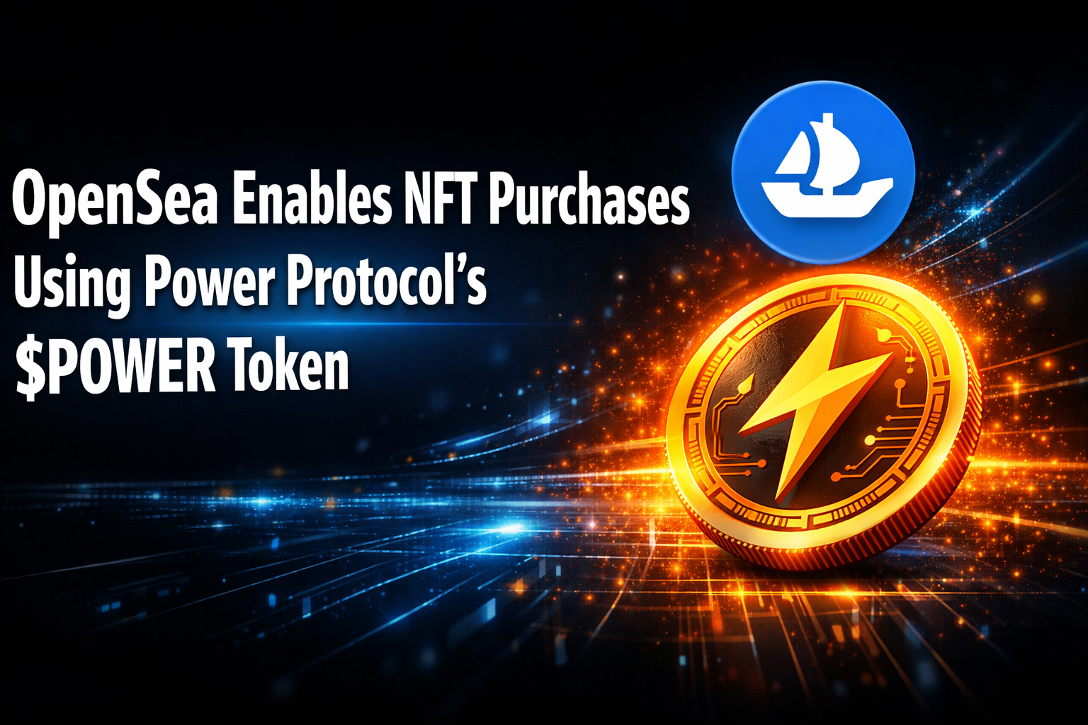 OpenSea Enables NFT Purchases Using Power Protocol’s $POWER Token