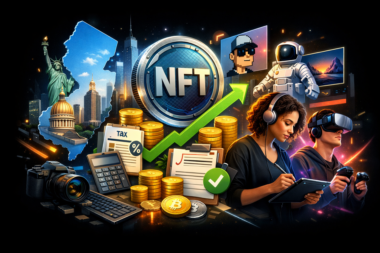 New Jersey NFT Tax Breaks Target Digital Creators