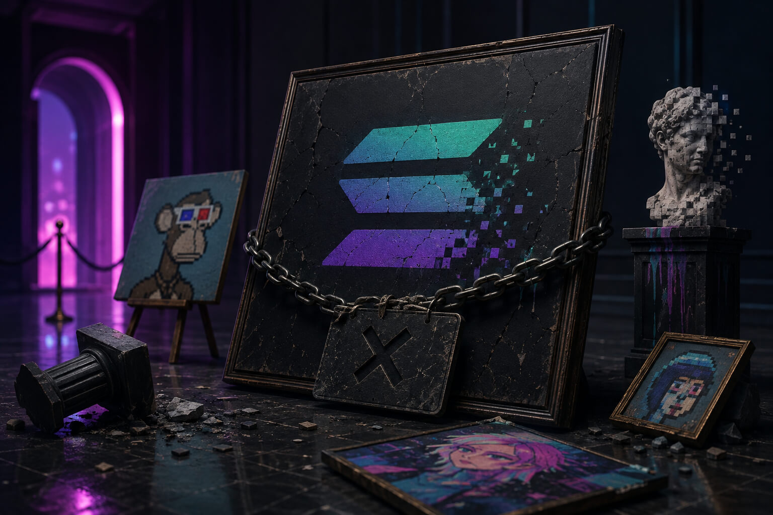 Exchange Art Shutdown: Solana’s NFT Art Marketplace Just Called It Quits